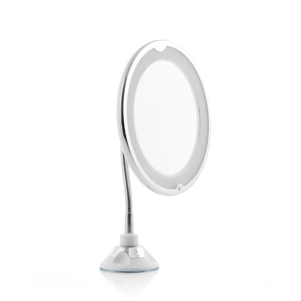 InnovaGoods LED Magnifying Mirror 5x Flexible Suction Arm